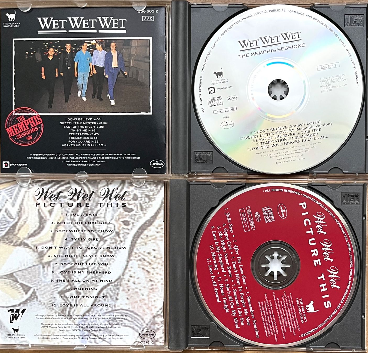 CD: 2CD’s Wet Wet Wet – Usato da Renan BE venduto da johncactus 1
