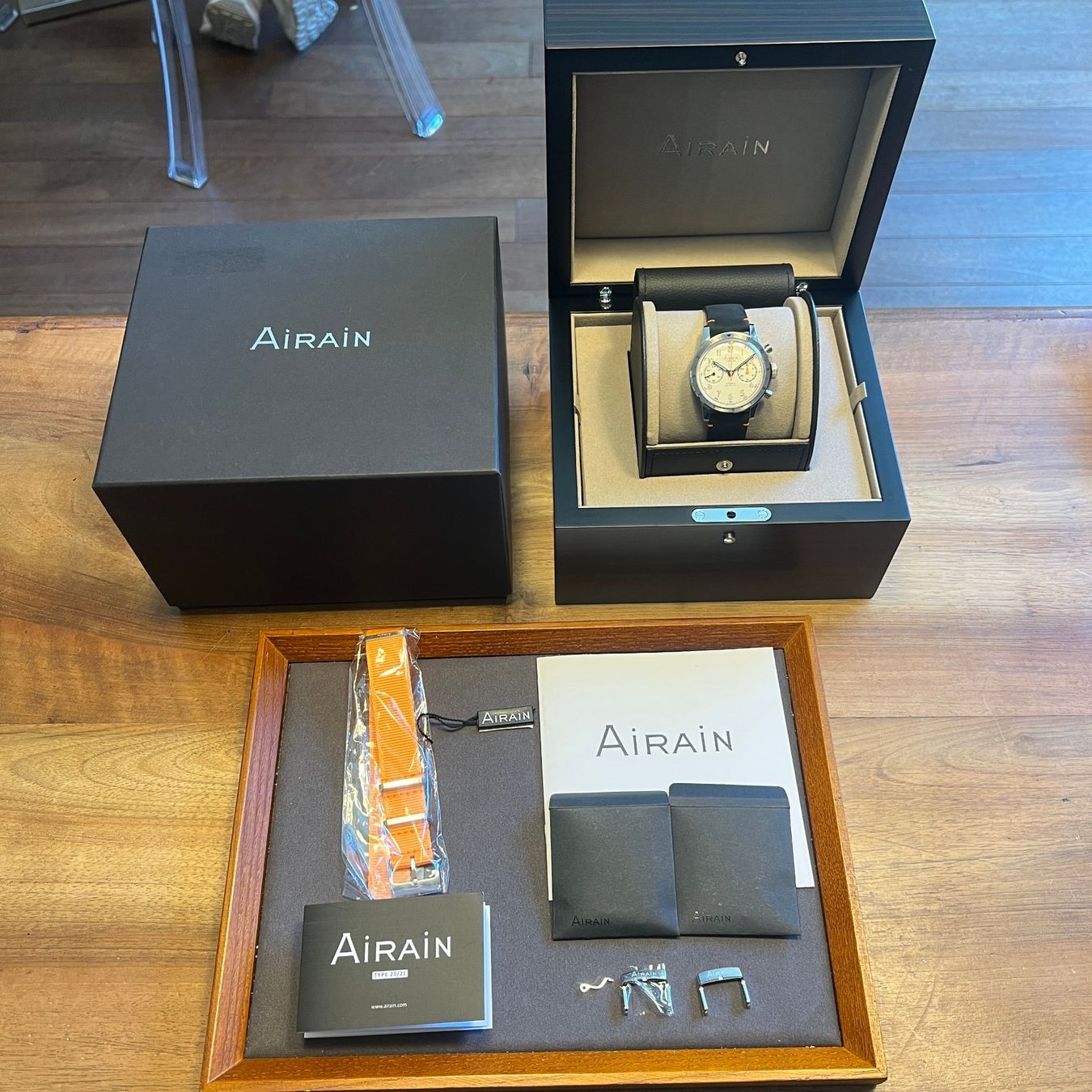 Orologi: Airain Type 20 Ace Chronograph Full Set 428.440 – Usato da Carouge GE venduto da Watchaser 9