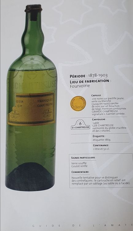 Spiritueux: Chartreuse fourvoirie période 1878-1903 – D'occasion à Martigny par LaConseillante 5