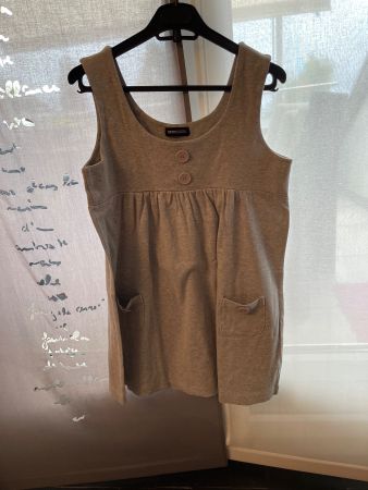 Robe femme gris taille 38 en coton – été