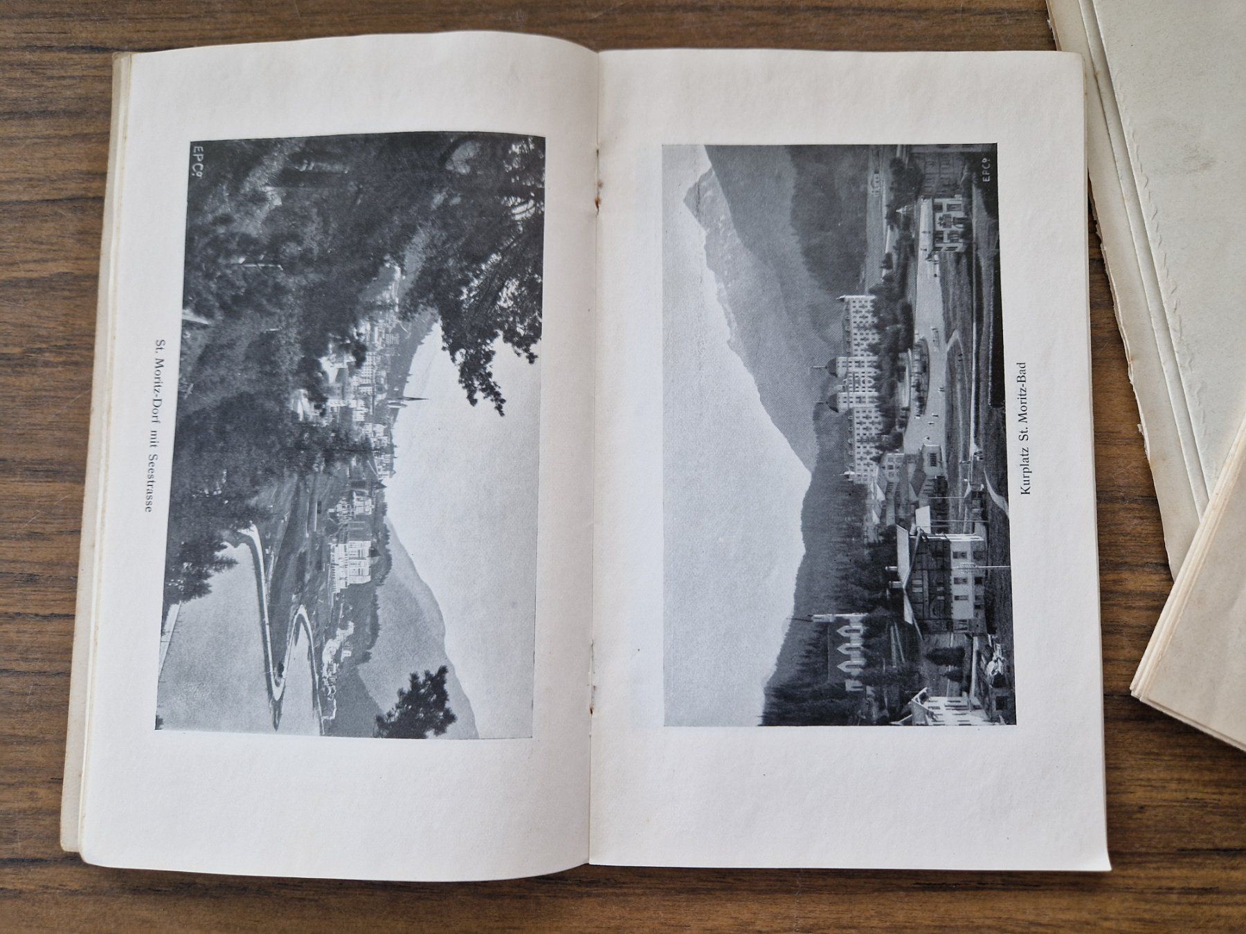 Documenti: Broschüre St. Moritz mit 2 Karten um 1910 – Usato da Mörschwil venduto da aik_x8mc 6