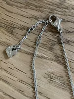 Halskette mit Ringanhänger Swarovski