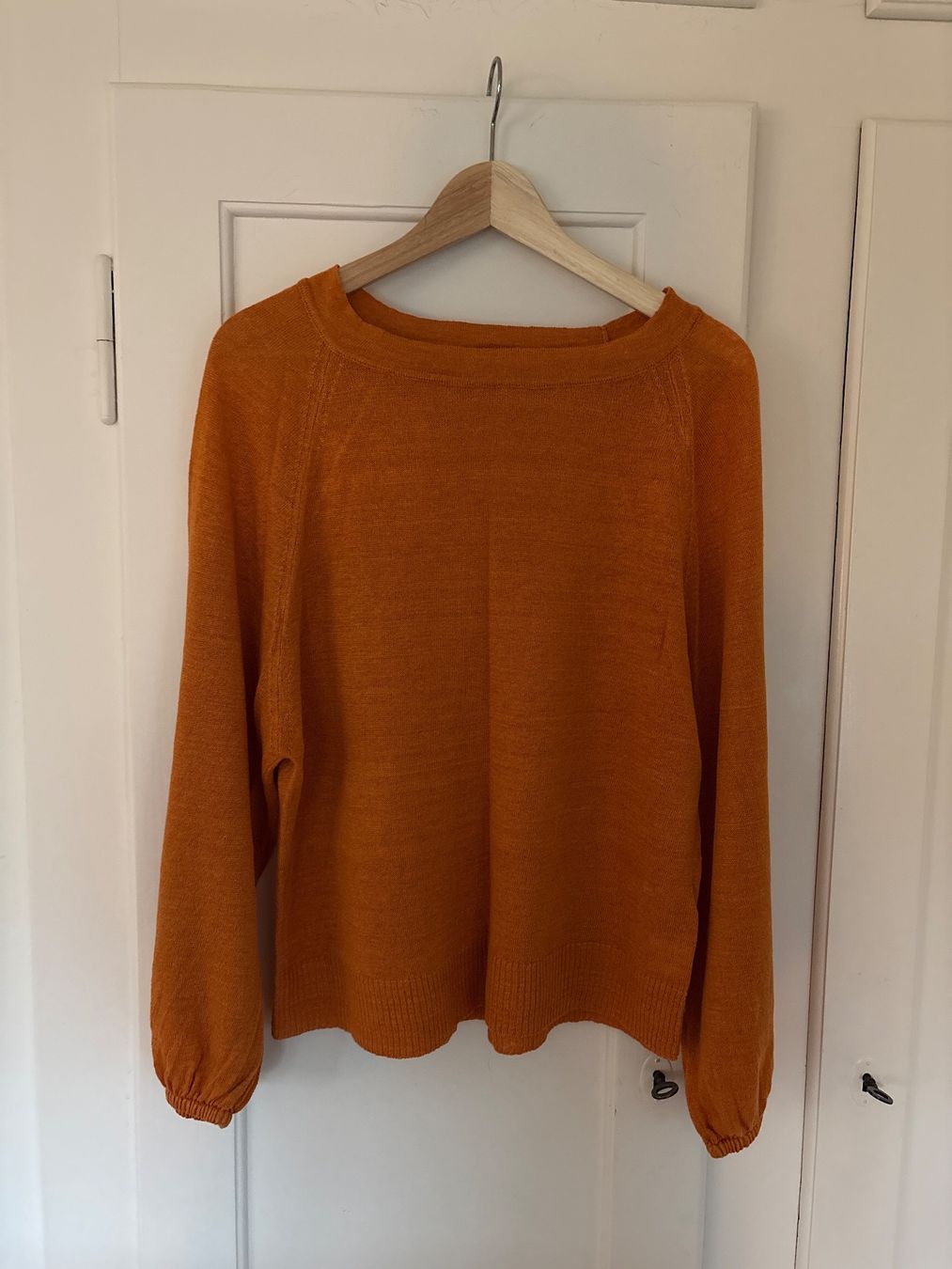 Pullover & Sweatshirts: Pullover 100% Leinen dunkelorange Gr. 38/40 – Gebraucht aus Zollikon von Tmango 1