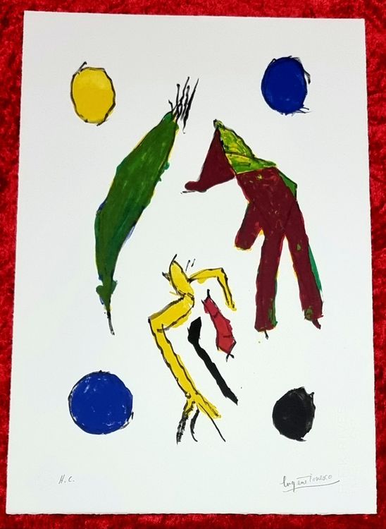 Eugène Ionesco. Künstlerprobe/H.C. Handsigniert Kaufen auf Ricardo