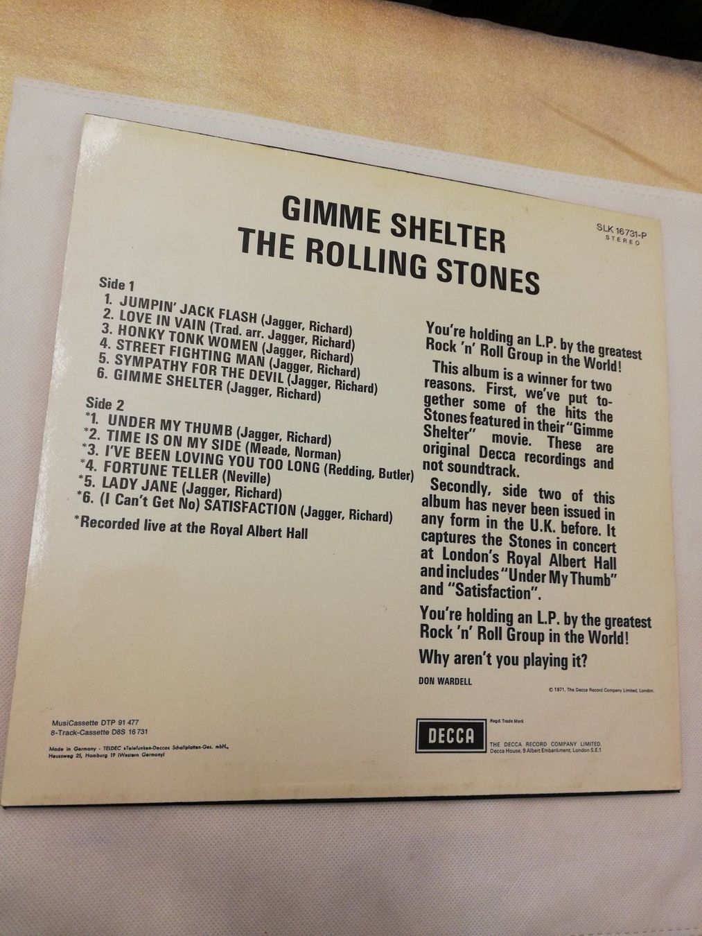 Dischi in vinile: THE ROLLING STONES - GIMME SHELTER – Usato da Bern venduto da Vinylsound.ch 1