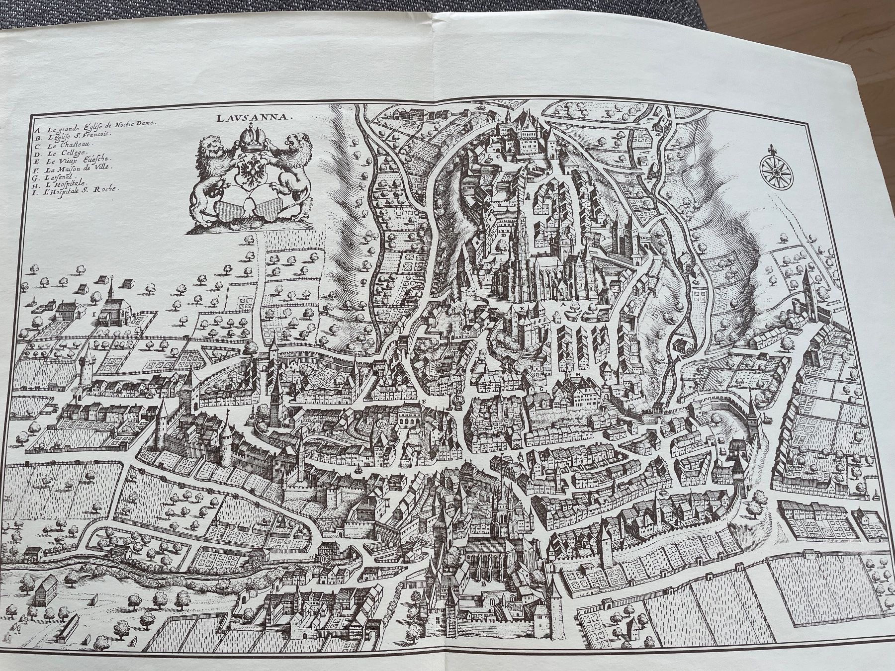 Gravures: alte Städtestiche – D'occasion à Adligenswil par reni123456 7