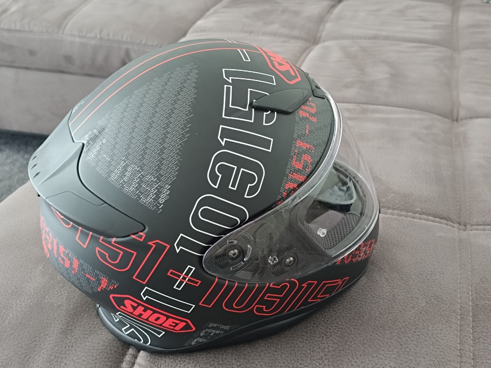Shoei Caschi & visiere: Shoei schwarz rot matt – Nuovo (secondo la descrizione) da Kaltbrunn venduto da saminipa 4