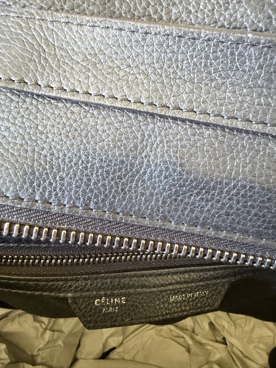 Celine Borse da donna: Celine Trapeze Tasche Schwarz Leder – Usato da Zumikon venduto da Roman24zh 1