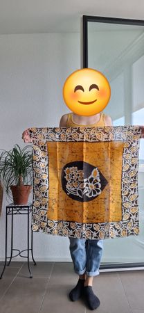 Seidentuch handarbeit 100% Seide