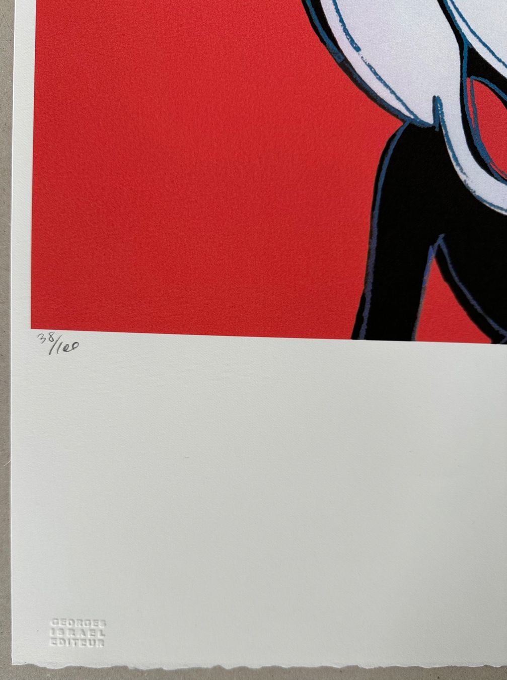 Poster & Bilder: Andy Warhol: Mickey Mouse, POP Art 38/100 – Neu (gemäss Beschreibung) aus Meilen von Smgdesign 1