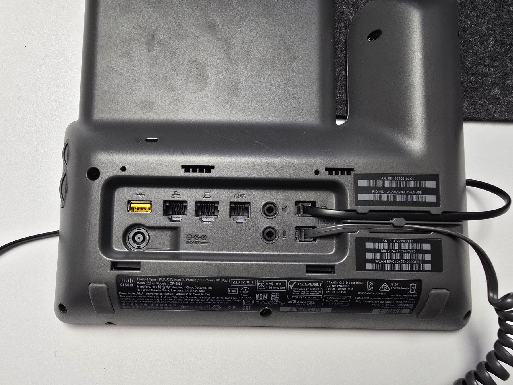 Cisco Telefoni: Cisco Phone CP-8861 – Usato da Endingen venduto da uslecce 2