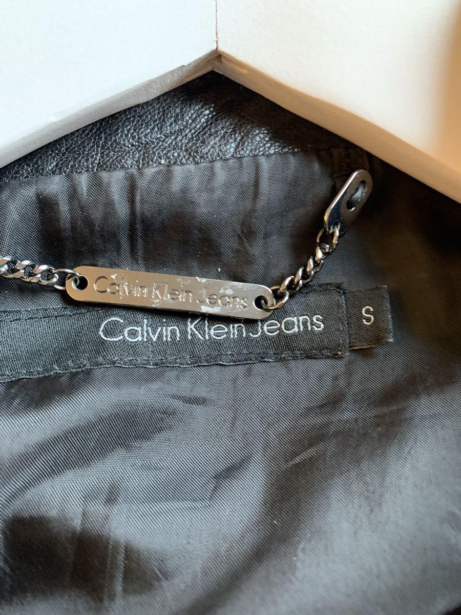 Calvin Klein Giacche: Calvin Klein Jeans Lederjacke Gr. S – Nuovo e nell'imballaggio originale da Mettmenstetten venduto da _4_YOU_ 4