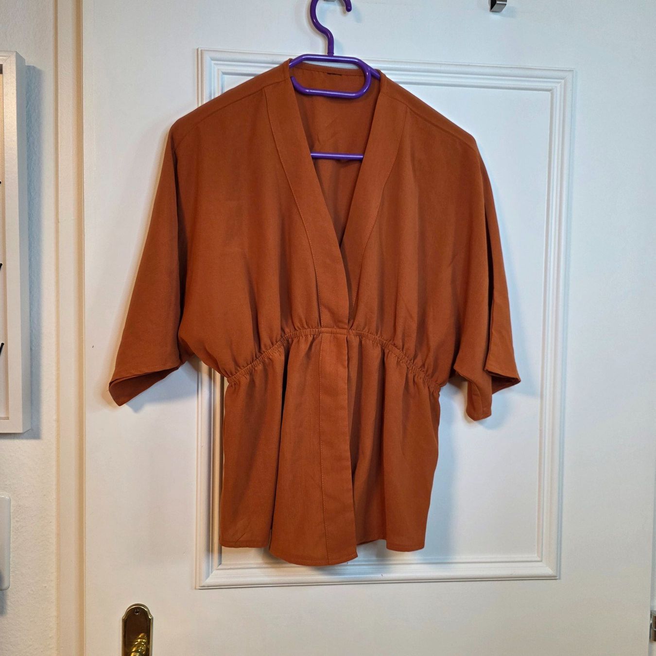 Camicette: Bluse Rostfarbe S/M mit Gummizug – Usato da Wald ZH venduto da CapLux 8