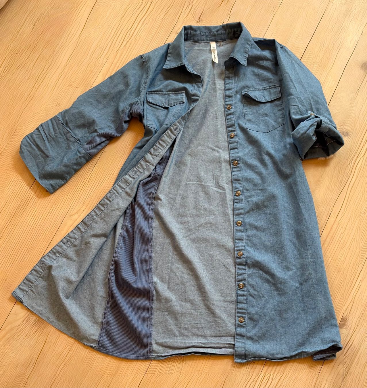 Robes: Kleid/Blusenkleid/ Hemdkleid Jeans mit Einsatz,Gr.S – Neuf (Voir description) à Siblingen par Vany_McDougall 2