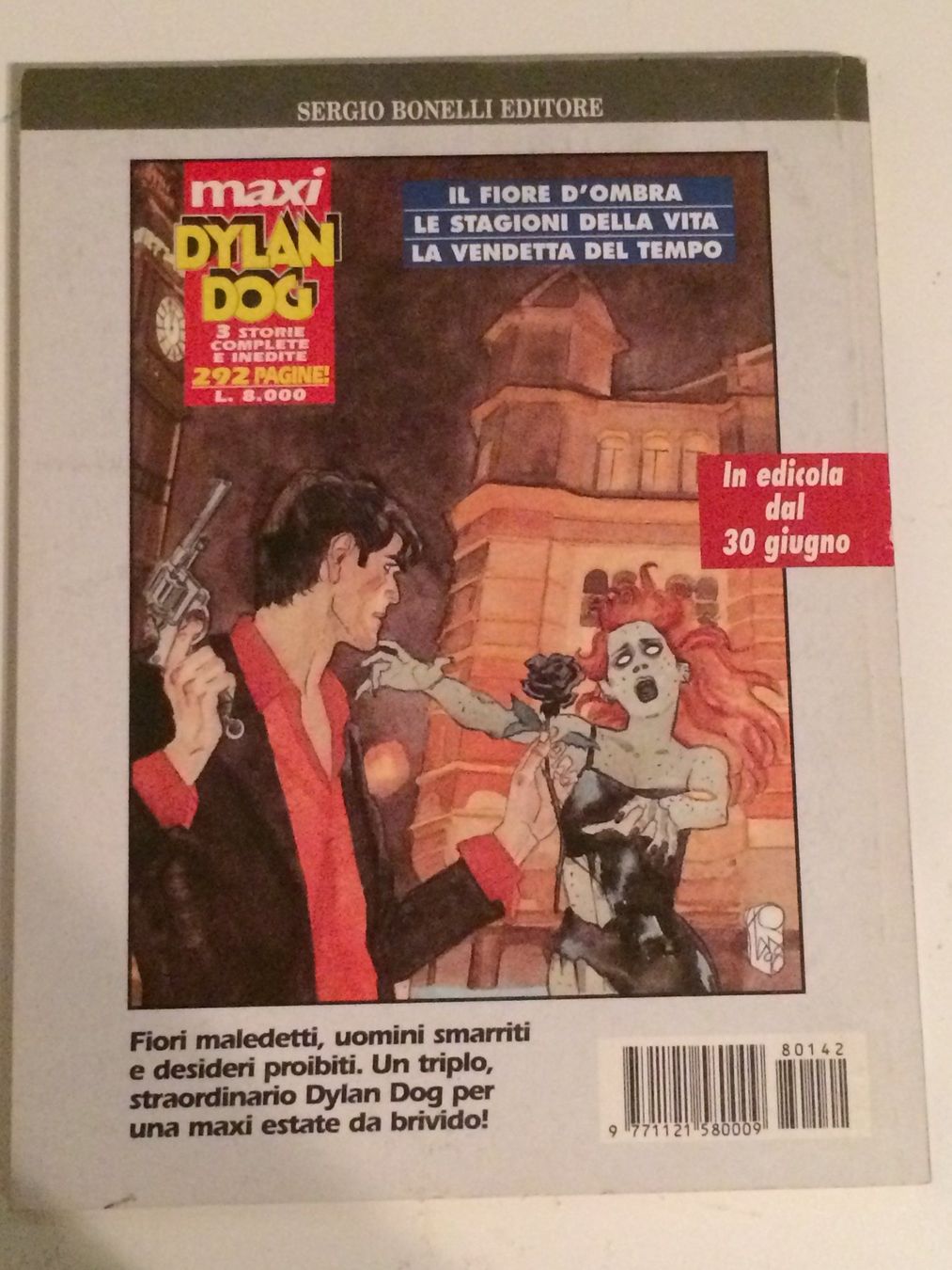 BD: DYLAN DOG  # 142 ANIMA NERA Sergio Bonelli‪ 1998 – D'occasion à Vezia par Aquarius_Age 1