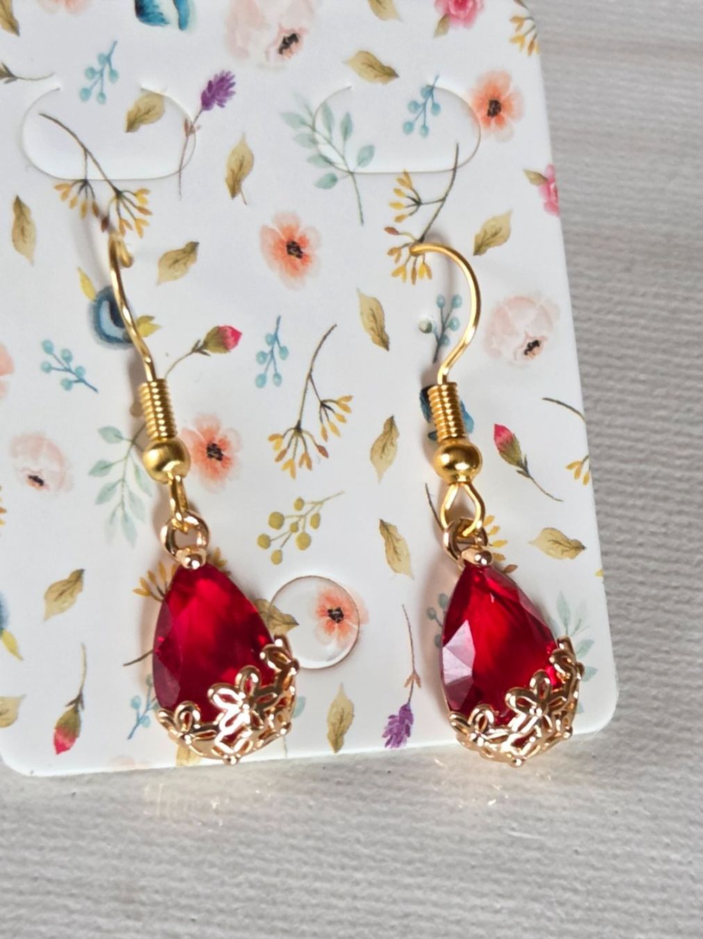 Orecchini pendenti & Orecchini a lobo: Ohrringe Modeschmuck Perlen Style Rot NEU – Nuovo (secondo la descrizione) da Weggis venduto da Leeclipse 5