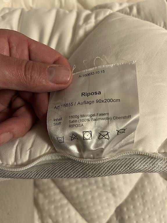 Materassi: Auflage/Topper von Riposa – Nuovo e nell'imballaggio originale da Frauenfeld venduto da fti_77gv 2