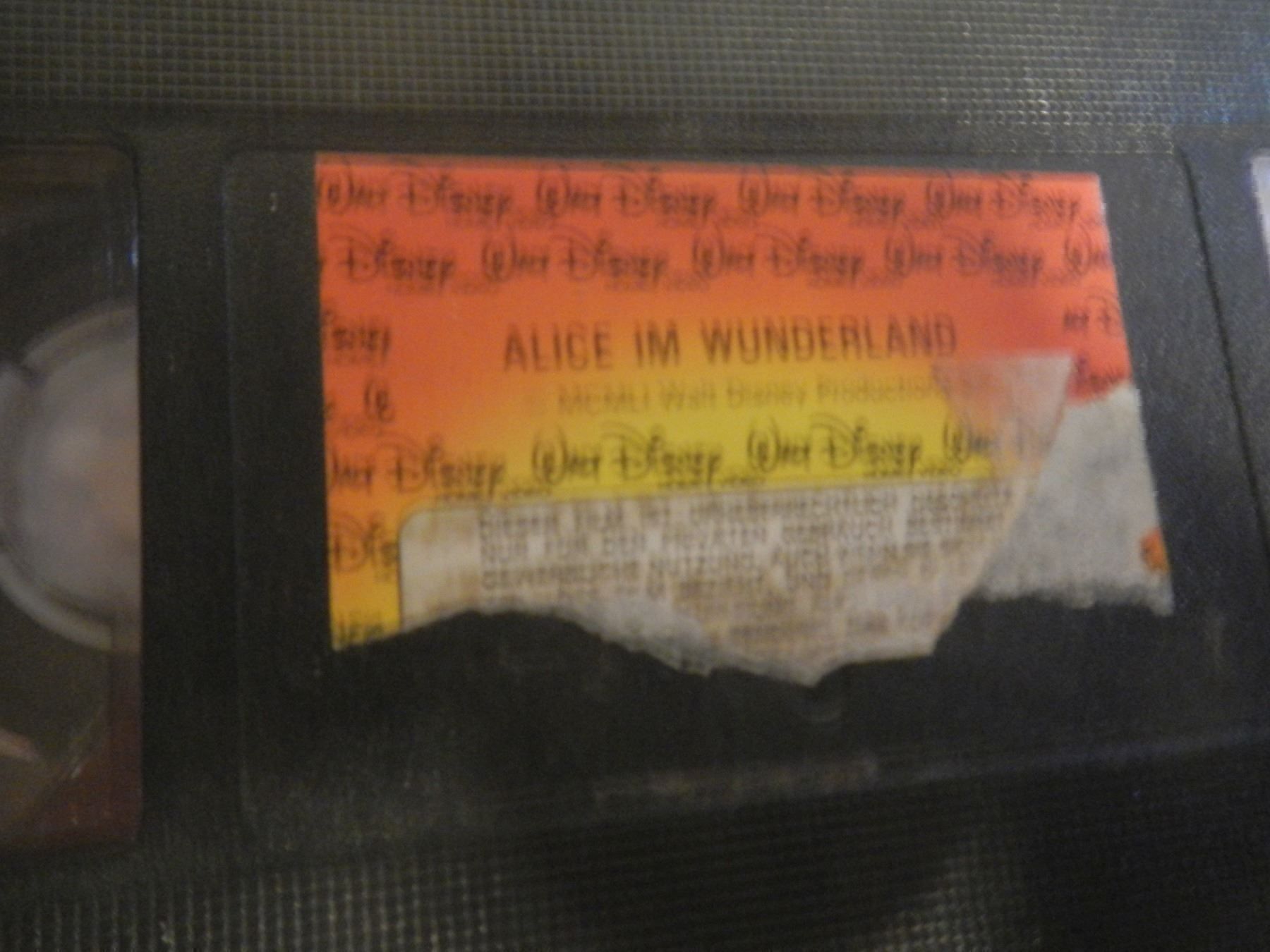 Tutti i VHS: Alice im Wunderland  Walt Disney – Usato da Bronschhofen venduto da happynews2018 4