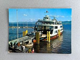 Postkarte alt, Romanshorn - Autofähre