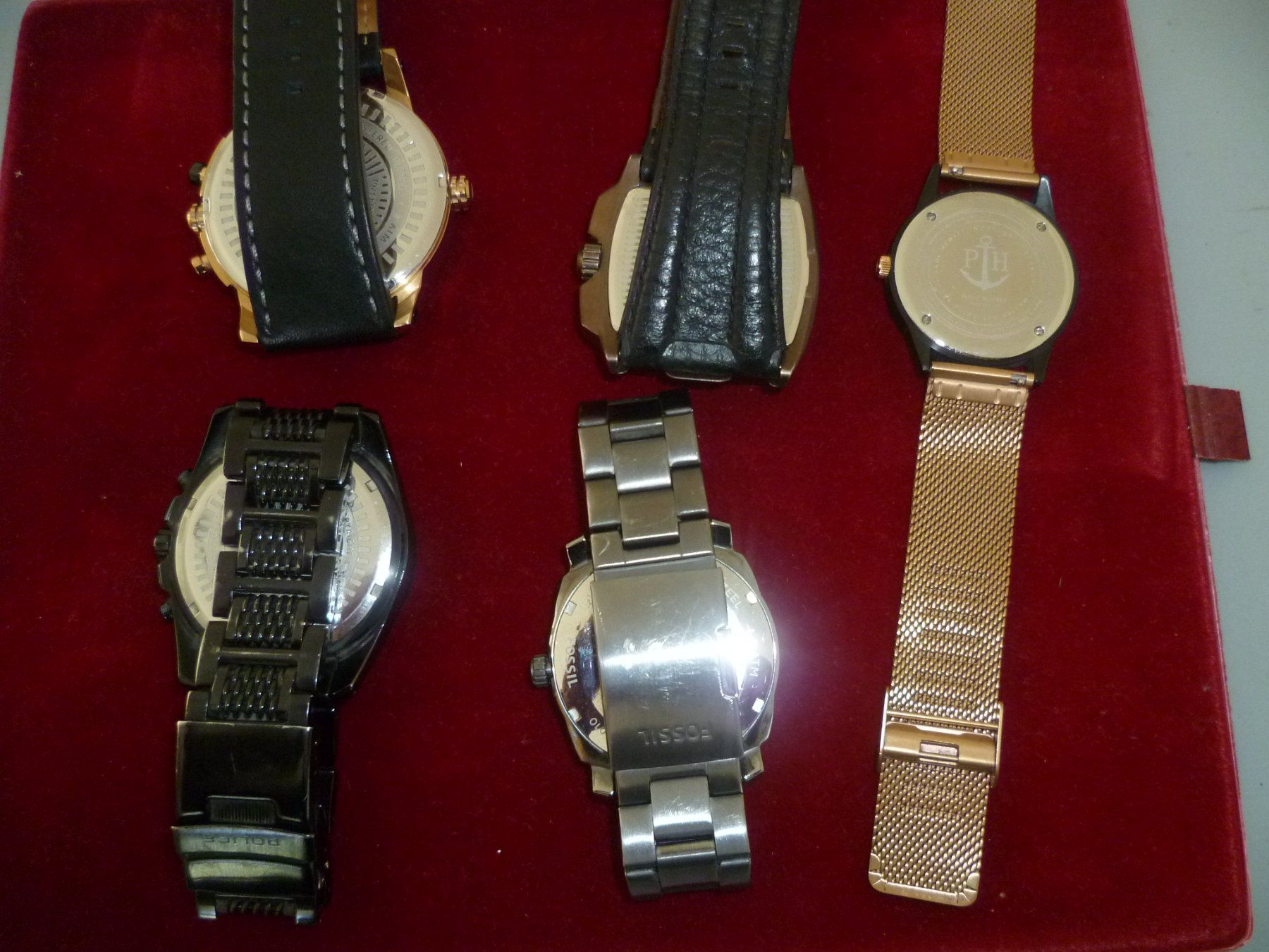 Police Orologi: UHRENLOT 5 STK. – Usato da Hombrechtikon venduto da Minerva_x2 5