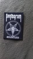 Pentagram Aufnäher, Relentless *Heavy Metal *