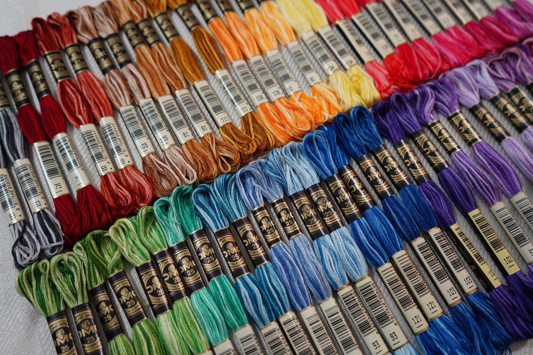 Kordeln & Faden: 56 DMC Mouliné Spécial Multicolor Art 117 - LOSB1 – Neu und originalverpackt aus Mels von DACRI 8