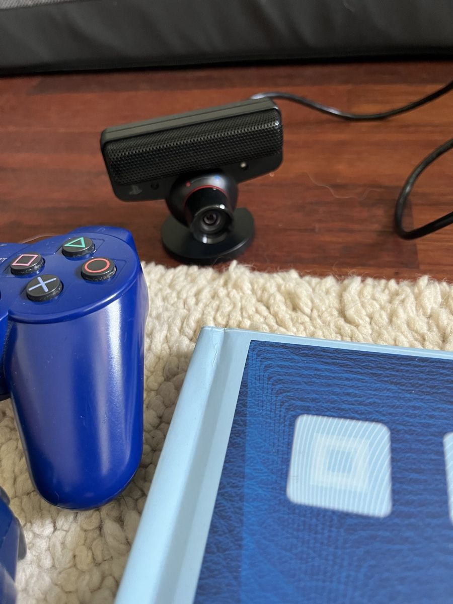 Sony Konsolen: PS3 Konsole super slim blau - Controller - Kamera - Spiele – Gebraucht aus Baden von tob_t8gw 5
