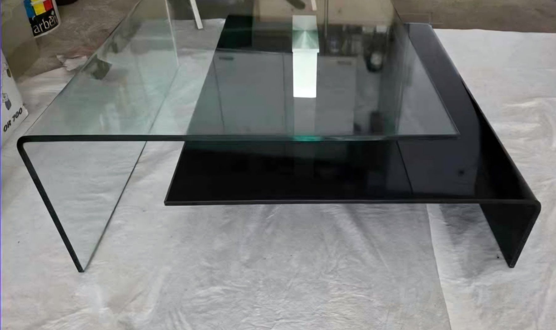 Pfister Tische: Moderner Designer-Glas Couchtisch, Top Zustand! – Gebraucht aus Uster von bgz_kh26 1