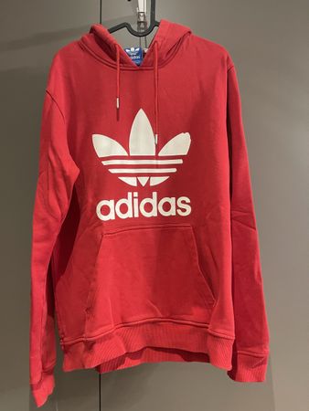 Adidas Hoodie, rot, Männergrösse M