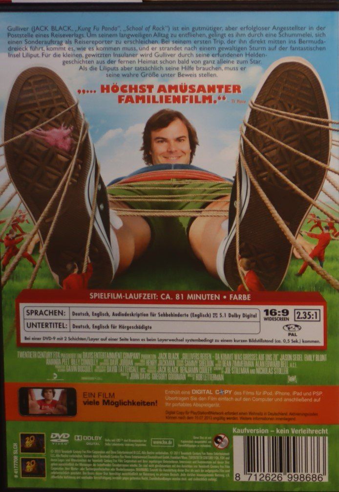 Tutti i DVDs: Gullivers Reisen – Usato da Luzern venduto da CONTENTI 2