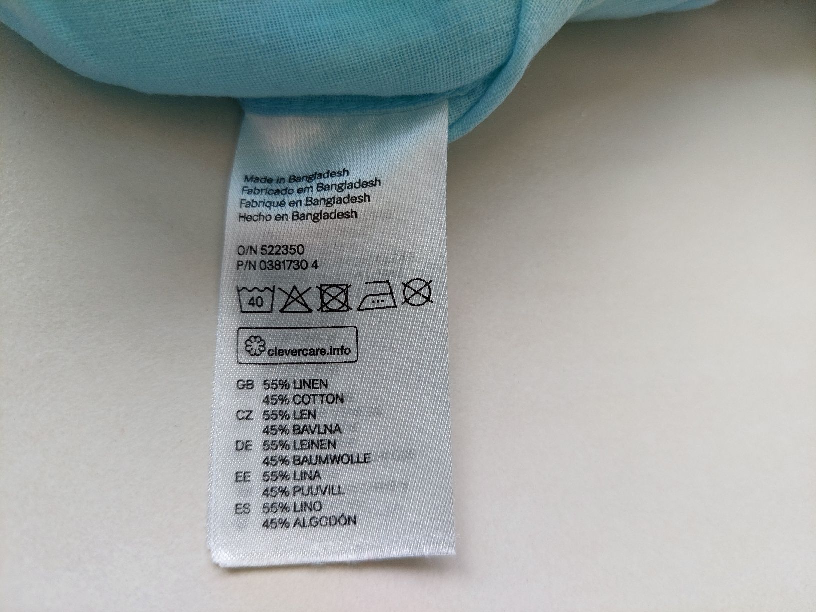 H&M Camicie, Top & T-shirt: Baumwoll-Leinen Hemd 74, H&M – Usato da Aeschi b. Spiez venduto da Corin1234 1