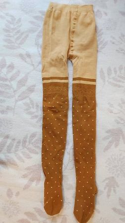 Okker Steumpfhose Grösse XS 34