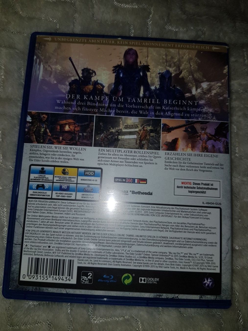 Sony Giochi: The Elder Scrolls für Ps4 – Usato da Emmenbrücke venduto da prisan_LU 2