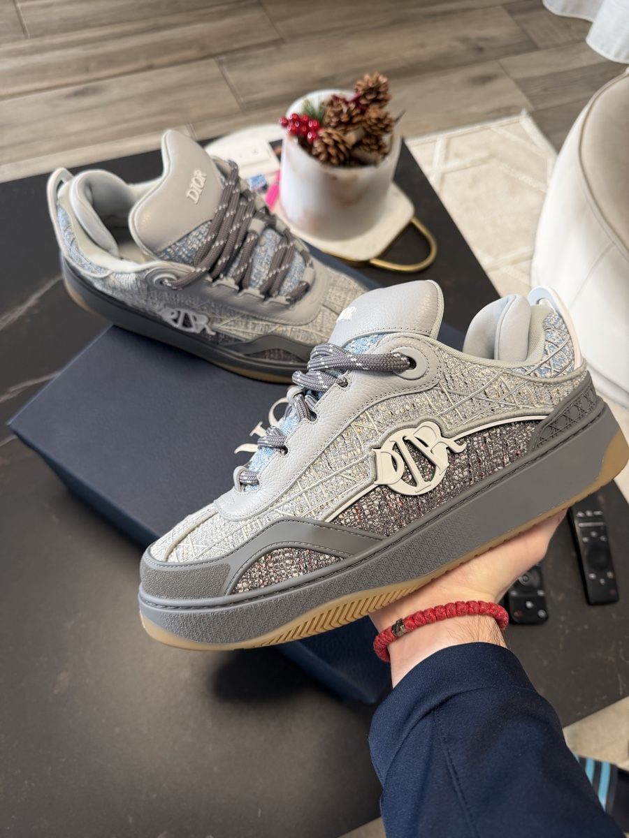 Dior Herrenschuhe: Dior B9S Skater Tweed Gris taille 43 – Neu und originalverpackt aus Yverdon-les-Bains von ioustock 1