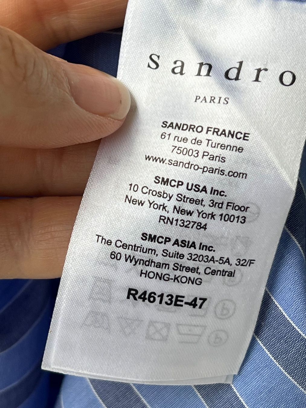 Sandro Kleider: Gestreiftes Hemdblusenkleid von Sandro – Neu (gemäss Beschreibung) aus Wettingen von behave2807 6