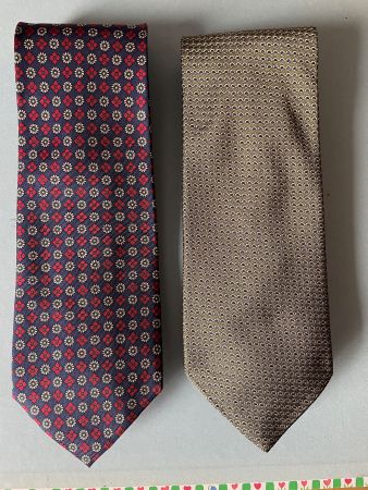 2 Brooks Brothers Krawatten Seide