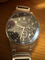 Esprit Chronograph Herren Uhr gebraucht silberfarben