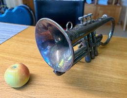 Kornett Besson Messing versilbert gebrauchter Zustand