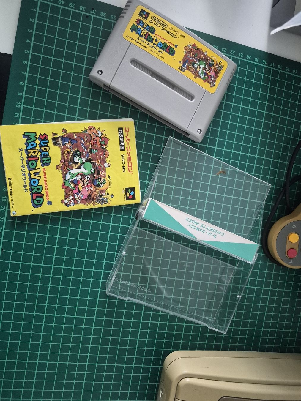 Nintendo Konsolen: Nintendo Super Famicom Console + Super Mario World Game-SNES – Gebraucht aus Meyrin von Retro-GZ 1