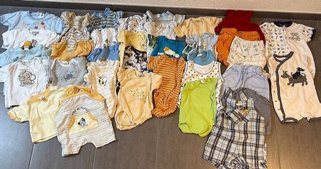 Kleiderpaket Junge Sommer , Gr 62 und 62/68  (36 Teile)