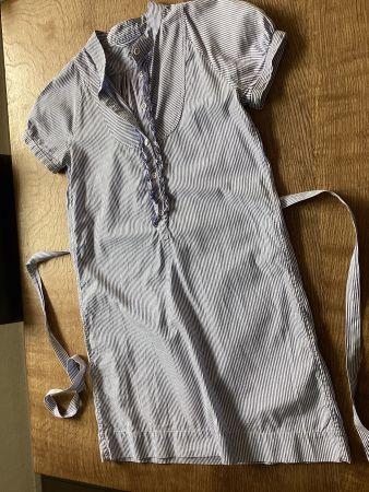 KLEID GR.XS / maritim blau/weiss gestreift / ITALY DESIGN