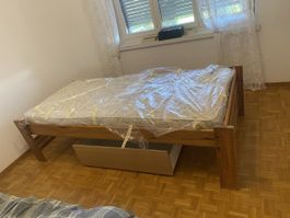 Bett 90x200 inkl. Matratze & Lattenrost – Superba Regina – 