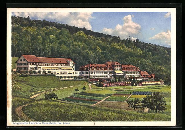 Cartoline postali: AK Aarau, Heilstätte Barmelweid – Usato da Berlin venduto da bartko-reher