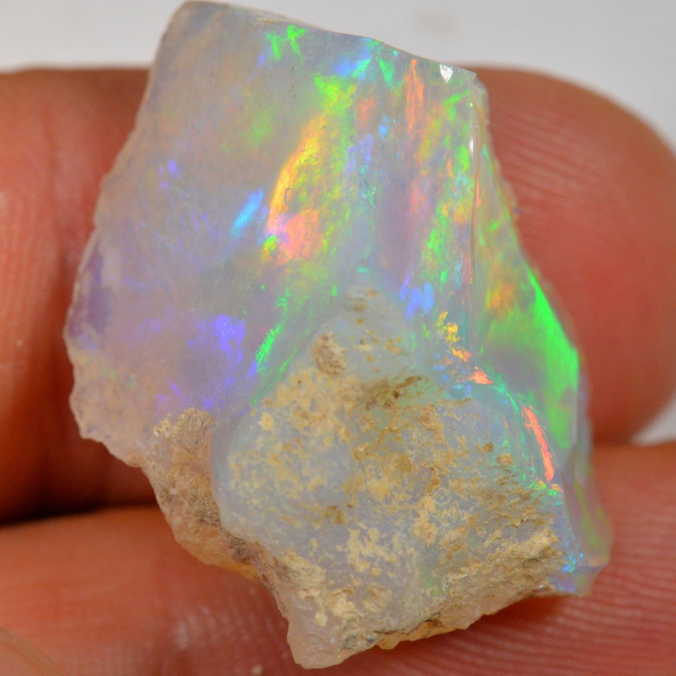 Edelsteine: 21.9 Karat - Roher Äthiopischer Welo Opal – Neu (gemäss Beschreibung) aus Rüti ZH von DeinOpal 3