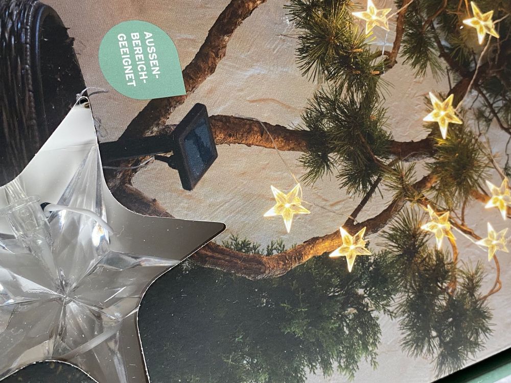 Tchibo neu Solar Lichterkette Weihnachten / Stern Kaufen auf Ricardo