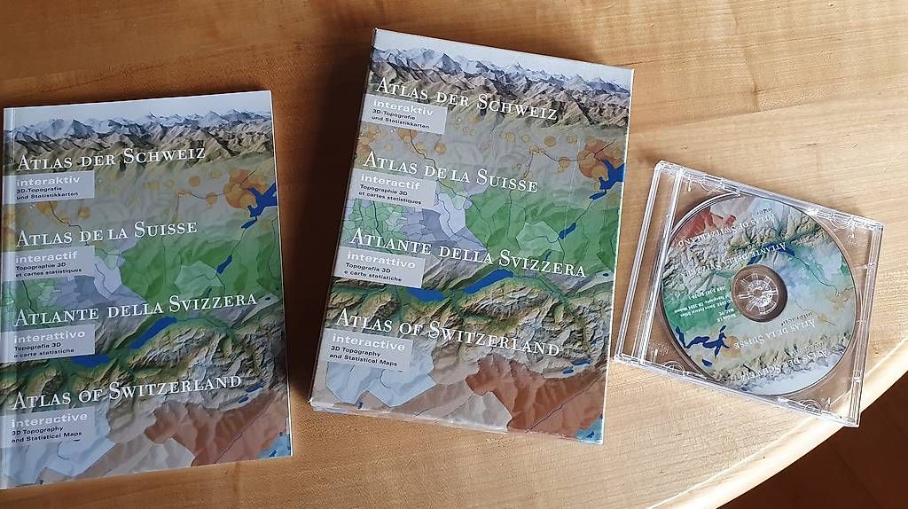 Cartine & Atlanti: Atlas der Schweiz interaktiv – Usato da Biembach venduto da Musiksalander
