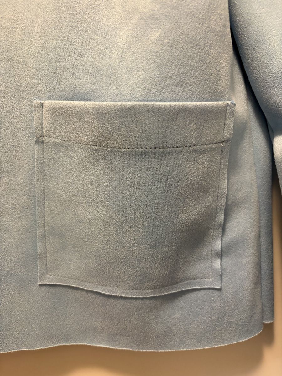 Vestes: Blazer, hellblau, Wildleder Optik – Neuf avec emballage d'origine à Muttenz par stoeberi01 2