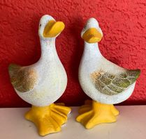 2er Set: Niedliche Deko-Enten für den Frühlingsgarten