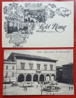 2 alte Ansichtskarten Italien (Pesaro/Vicenza)