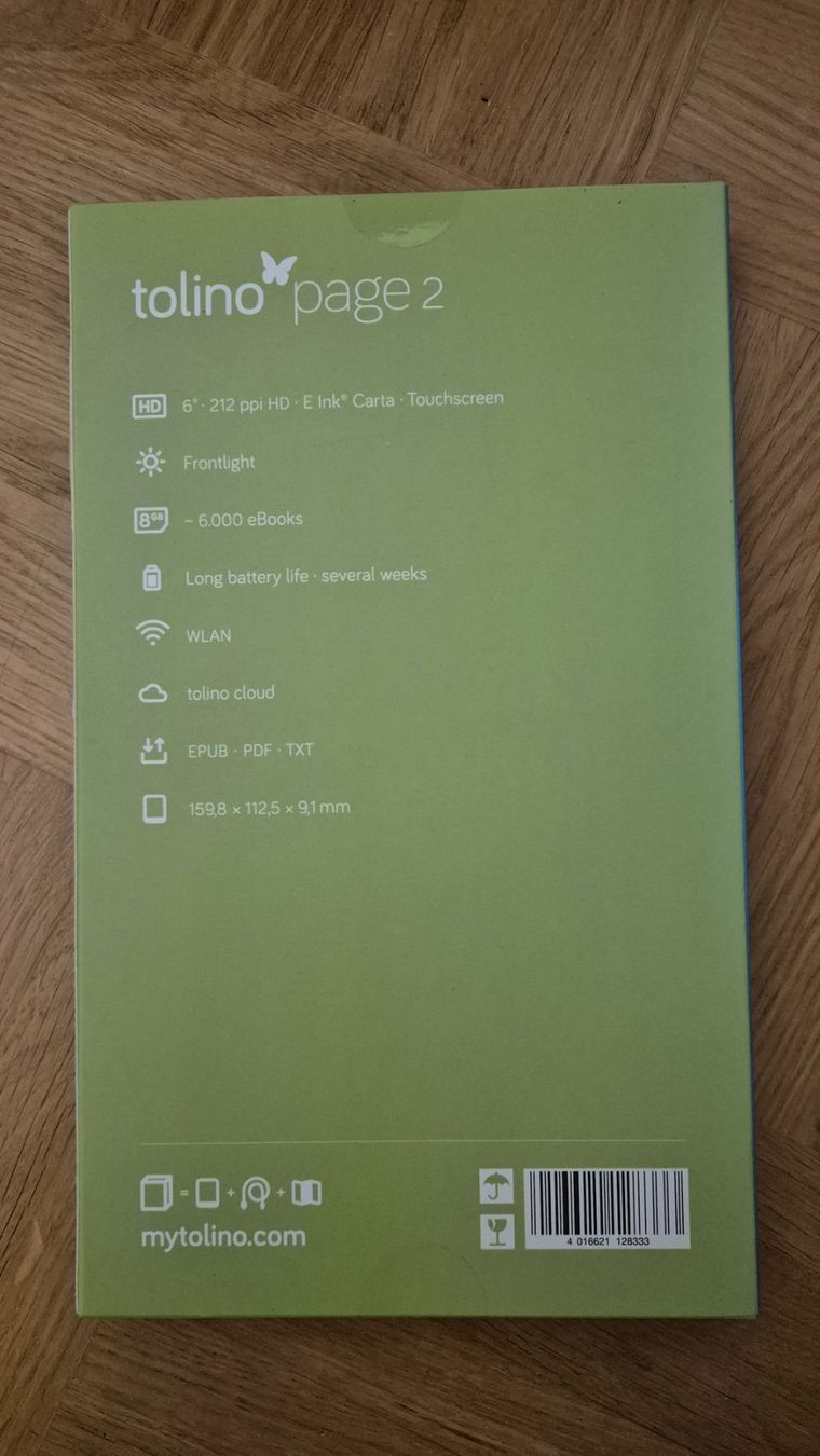 Tolino Tablet PC: Tolino eReader page2 – Nuovo e nell'imballaggio originale da Chur venduto da cbr_d7pd 1